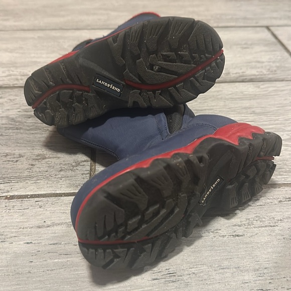 Lands End Winter Snow Boots Toddler Little Boys 10 - Picture 3 of 4